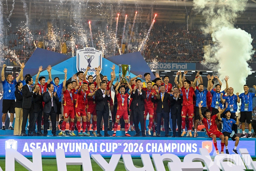 Nối dài kỷ lục bất bại, đội tuyển Việt Nam bảo vệ thành công ngôi vô địch ASEAN Cup 2026